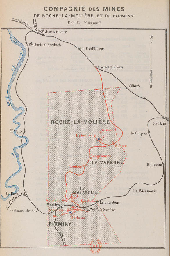 Compagnie des Mines de Roche-la-Molière et de Firminy 1908